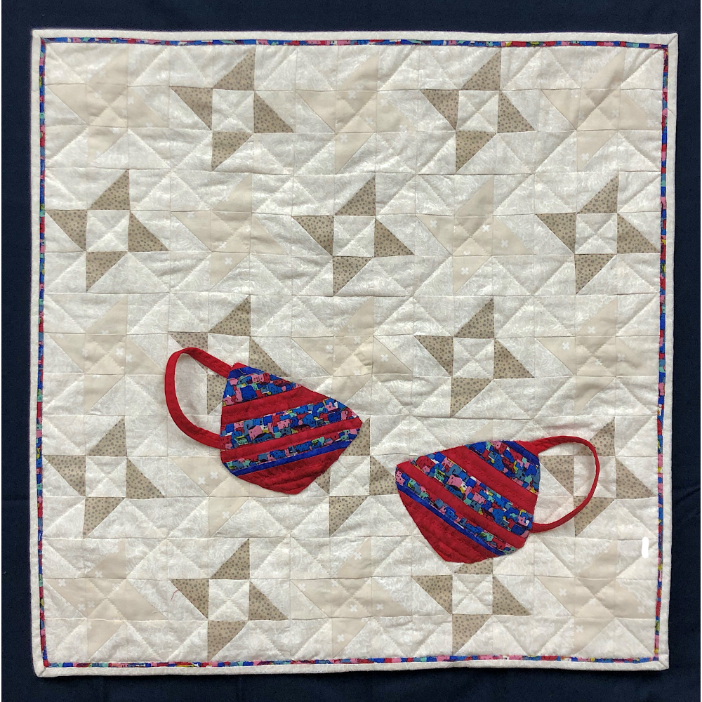 Friendship is Quilting with a Friend Over a Cup of Tea	