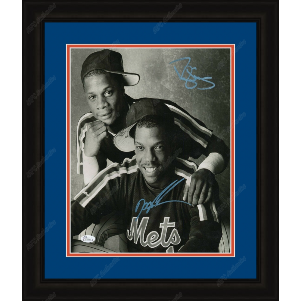 Doc Gooden & Darryl Strawberry Dual Autographed Photo