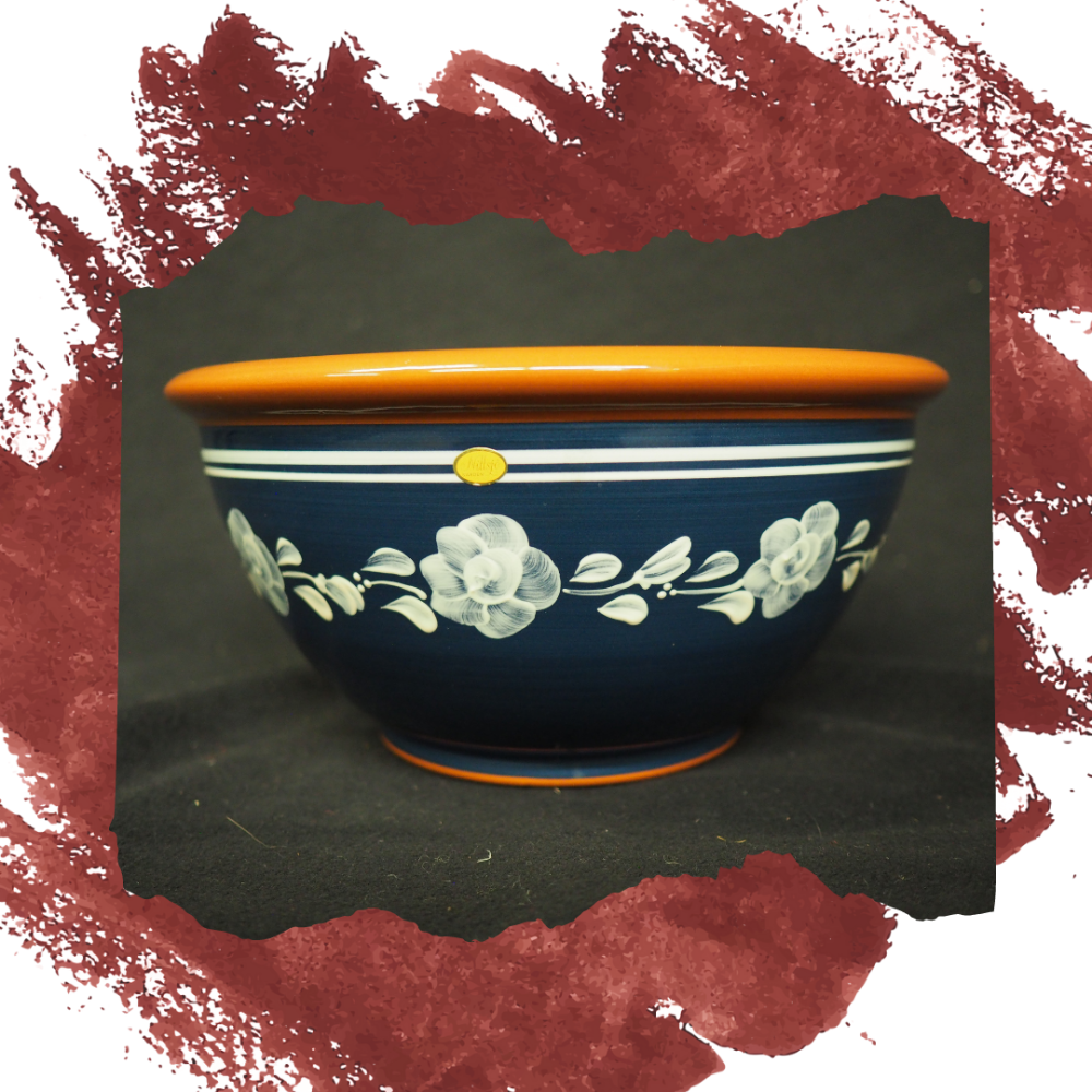 Hand-painted Pottery Bowl from Nittsjö Ceramics in Sweden