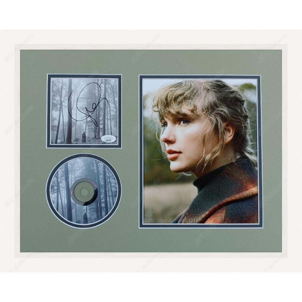Taylor Swift Autographed "Folklore" CD Cover