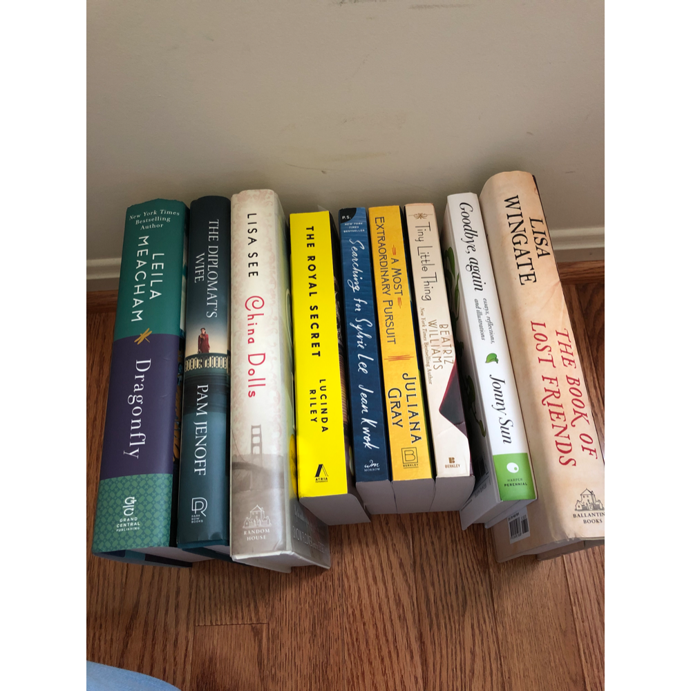 Set of signed books by popular authors