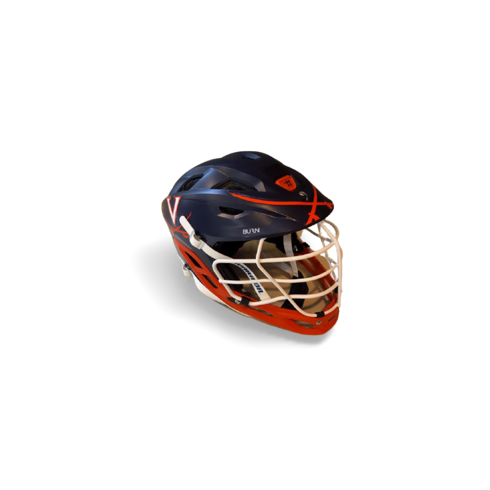 UVA Lacrosse Helmet from the back-to-back NCAA Champions