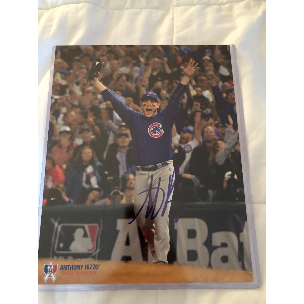Autographed photo of Anthony Rizzo - Chicago Cubs 3rd Baseman
