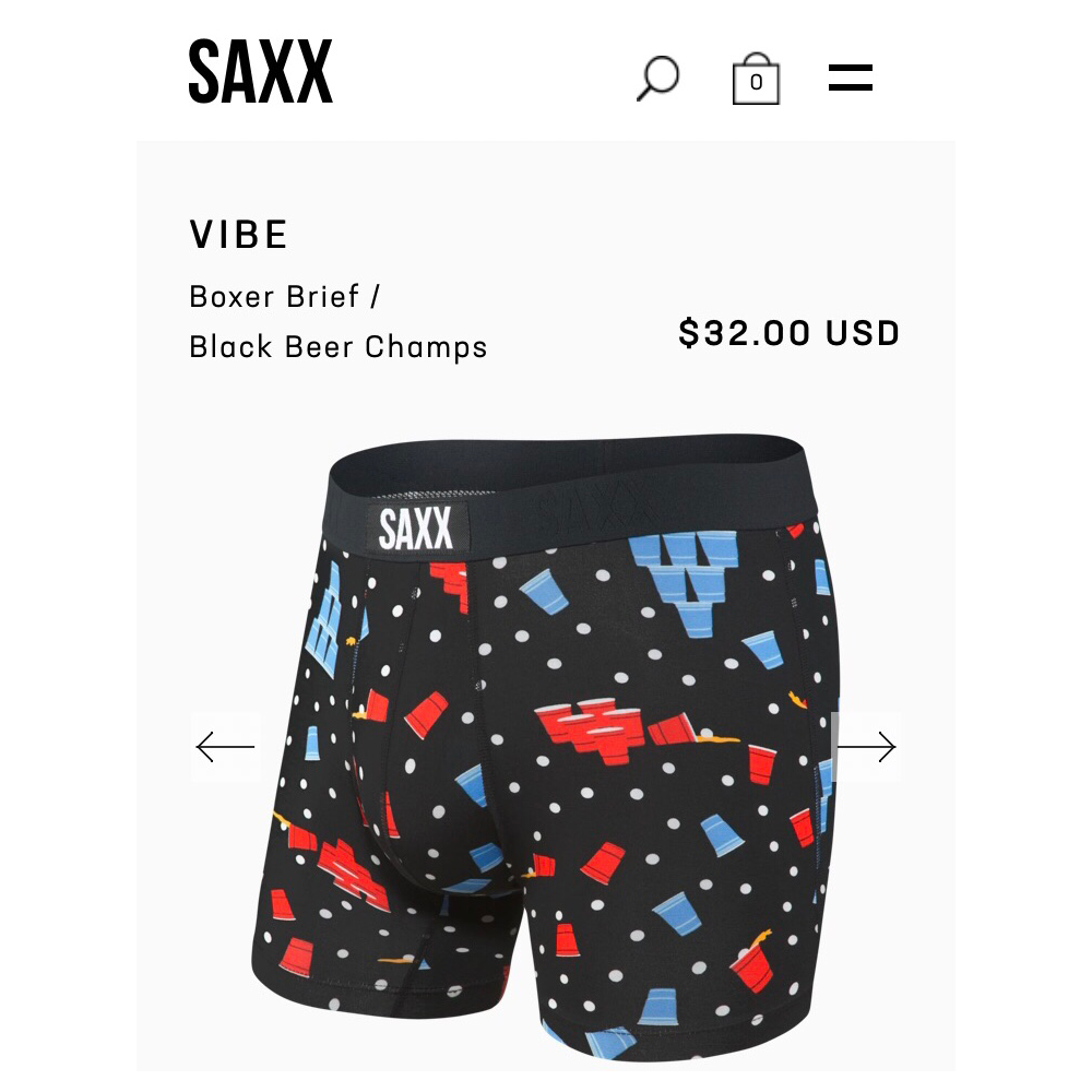 Saxx Underwear - 10 pairs of Medium