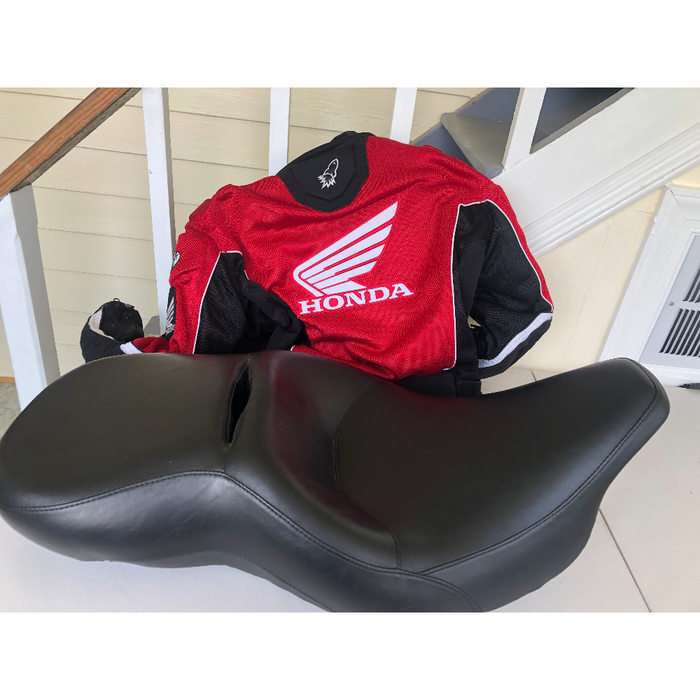 Honda Jacket (Size M) and Harley Seat