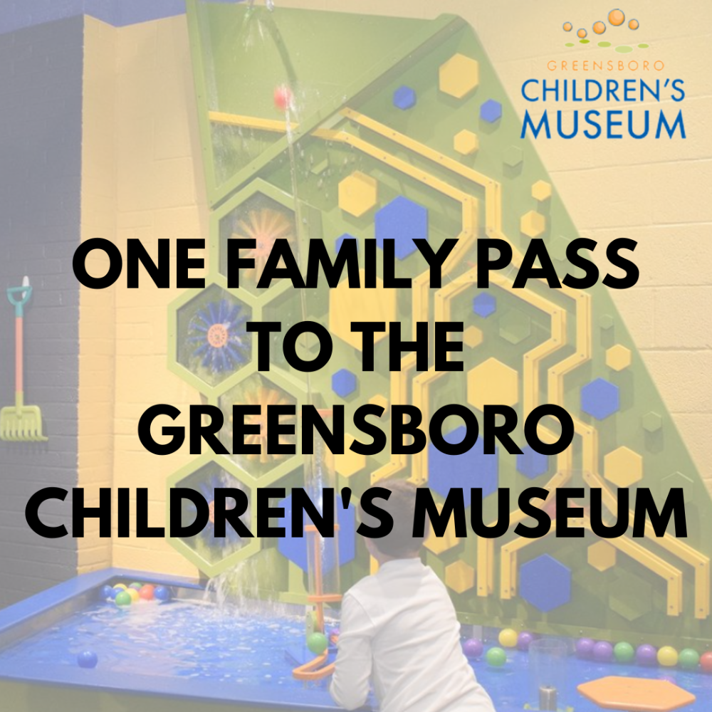 Greensboro Children's Museum Family Pass 