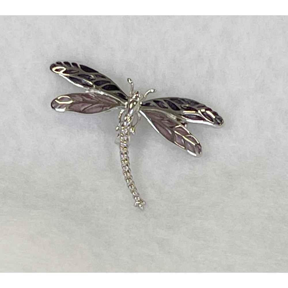 Sterling Siver Dragonfly  Brooch-Pendant