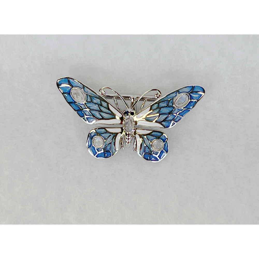 Sterling Silver Butterfly Brooch-Pendant
