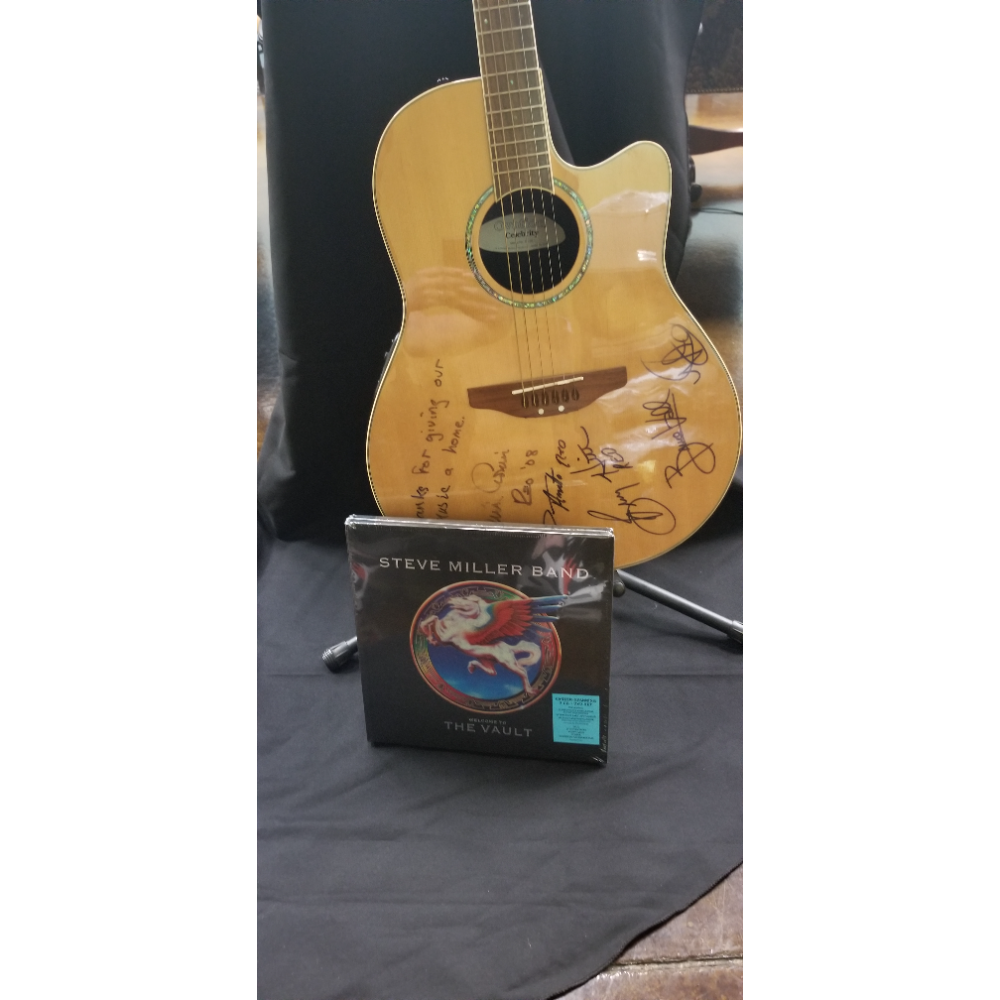REO Speedwagon Autographed Guitar and Steve Miller Band Box Set