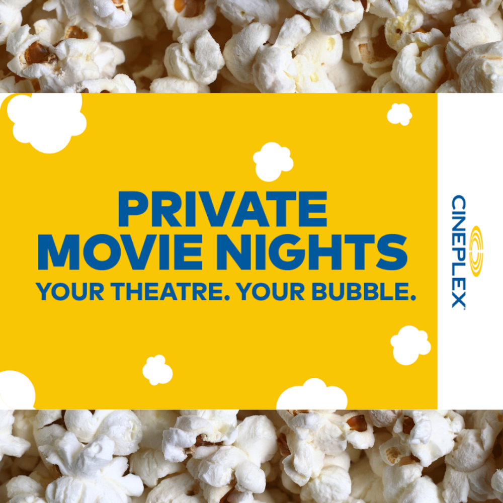 Private Movie Screening: An Entire Auditorium Reserved w/ Cineplex