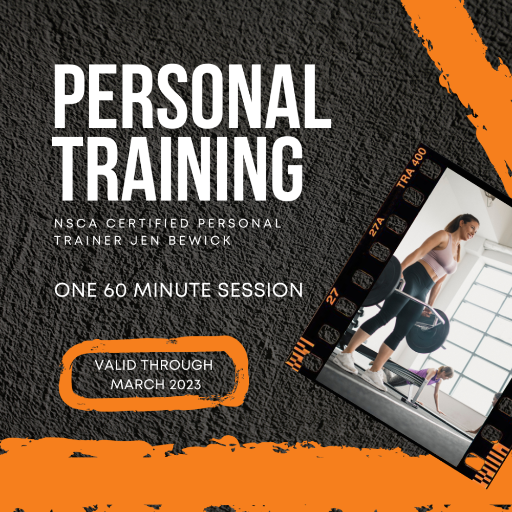 Personal Training Session with Jen Bewick