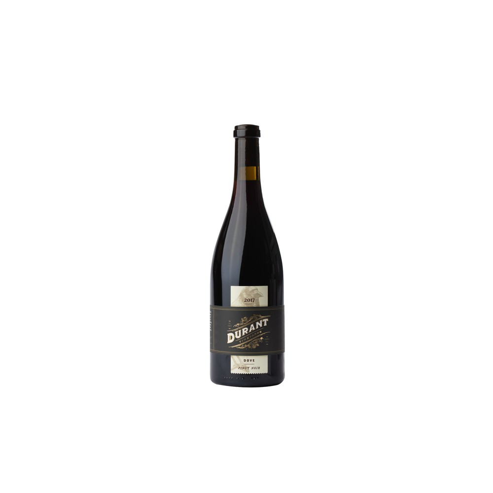 Bottle of Durant Vineyards 2017 Dove Pinot Noir