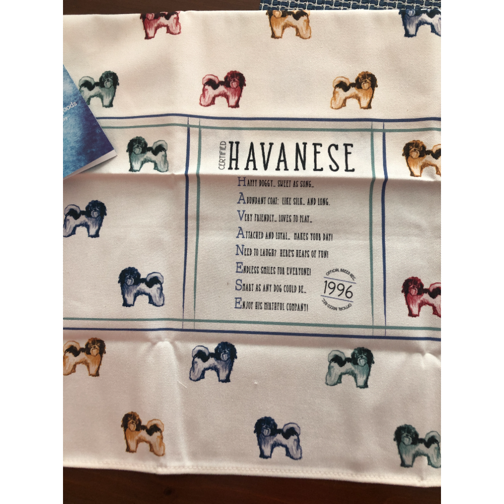 Havanese Tea Towel