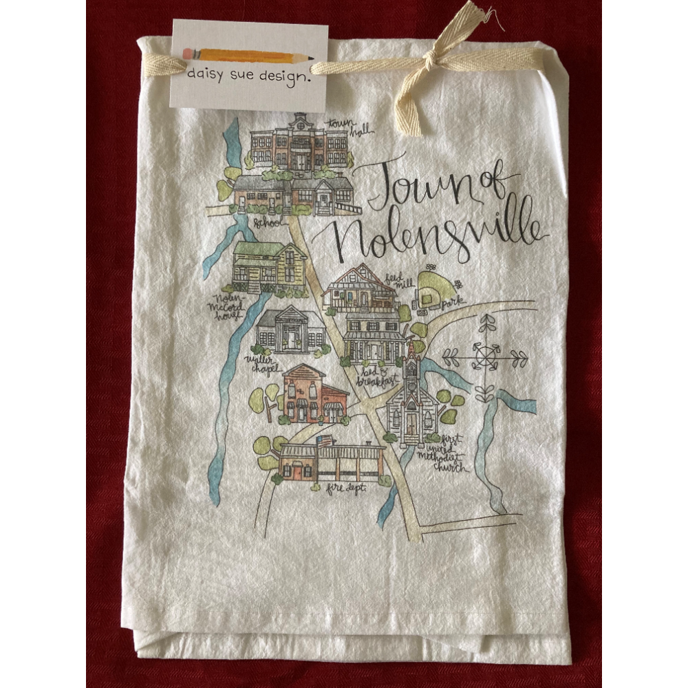 Nolensville Tea Towel, Print, and Note Cards