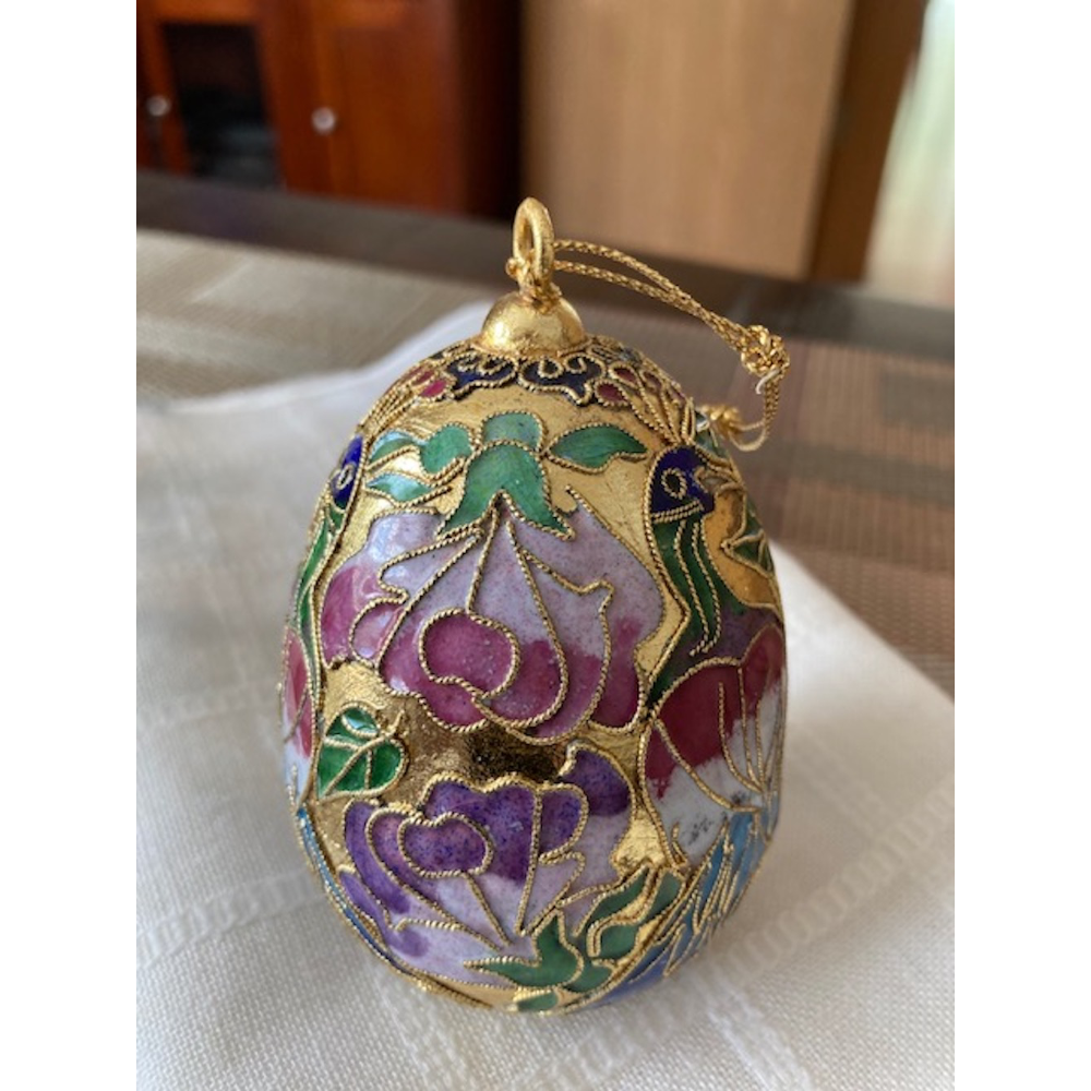 Gold/Purple Ornament