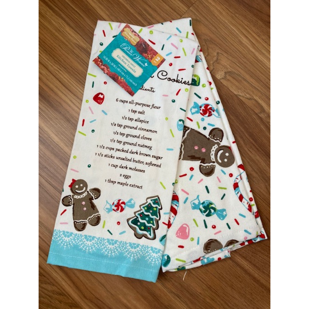 Gingerbread Cookie Kitchen Towels
