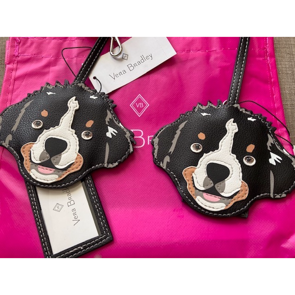 Set of Pup Themed Vera Bradley Luggage Tags