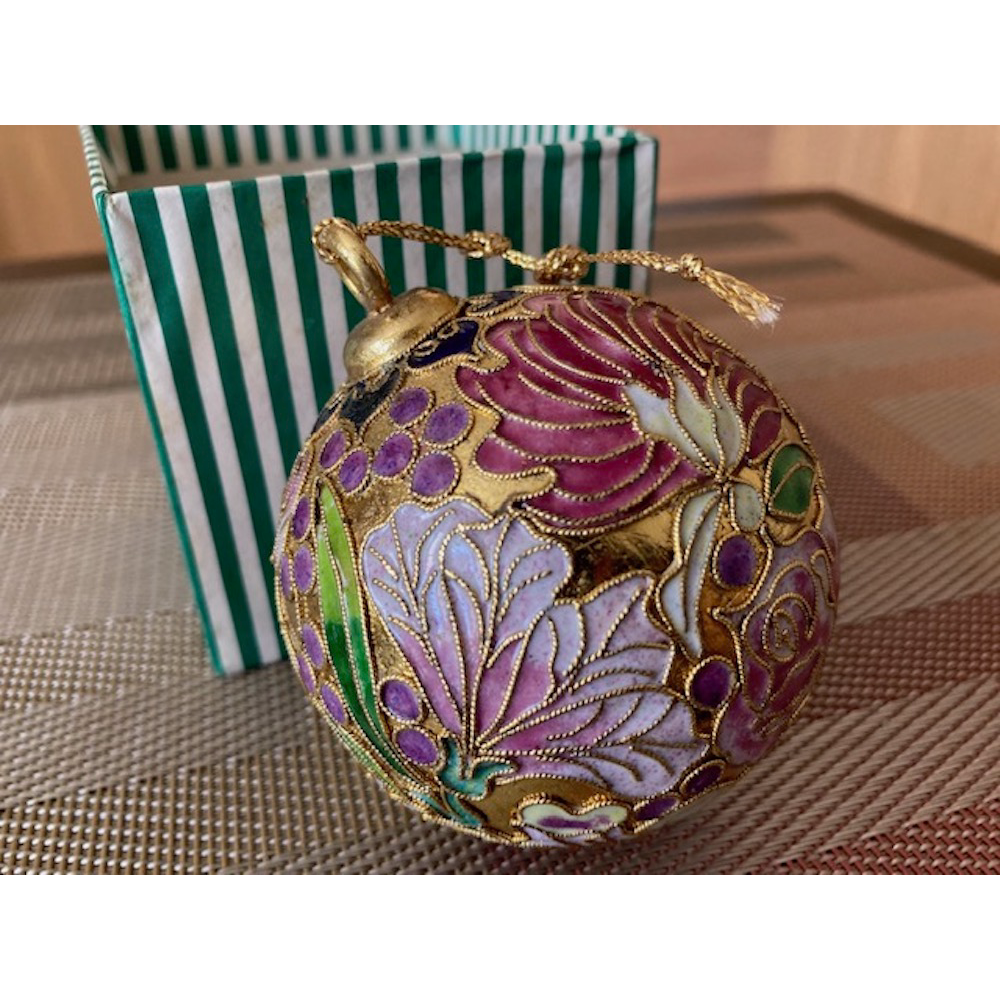 Gold/Purple/Green Ornament