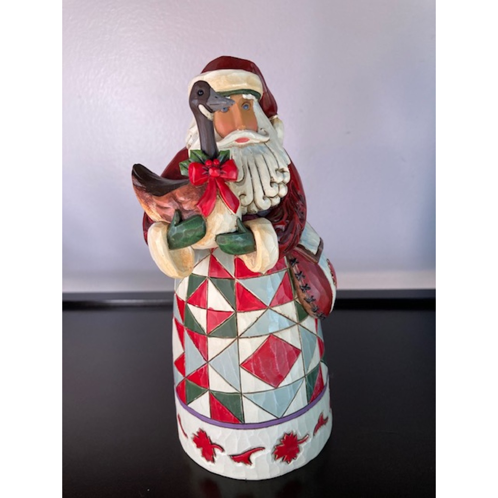 Jim Shore Canadian Santa Figurine