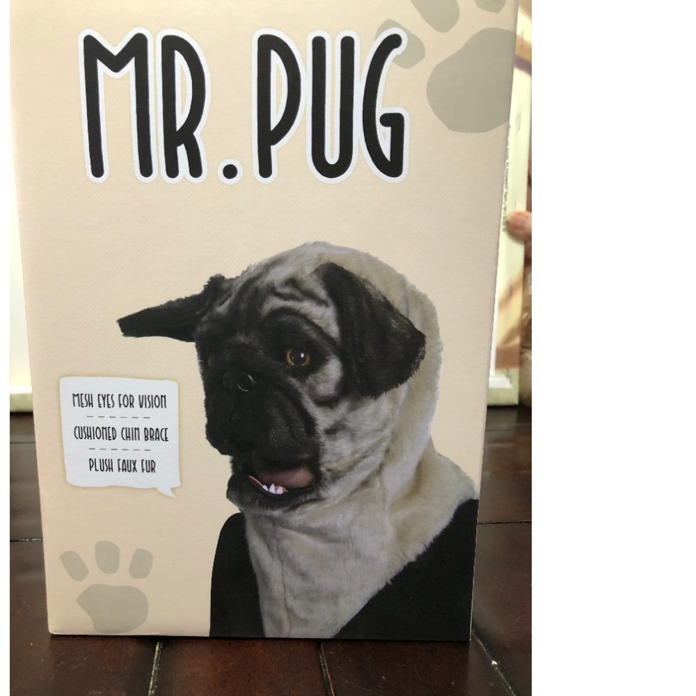 mr pug costume head