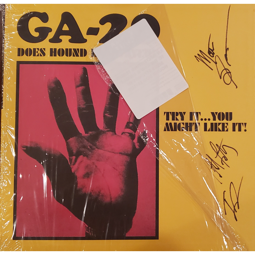 GA-20:  Does Hound Dog Taylor Clear Swirl Vinyl LP