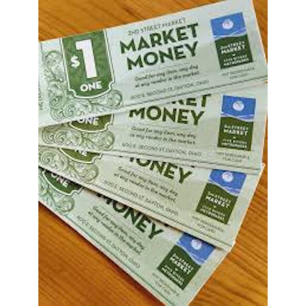 $20 2nd Street Market Money