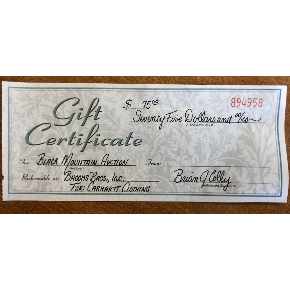 Gift Certificate towards Carhartt Clothing