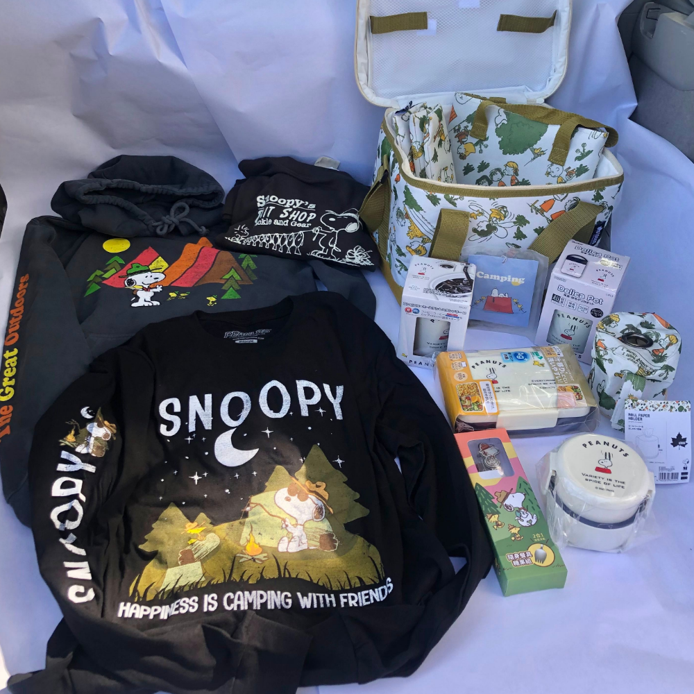 Snoopy's Home Ice - Camping Gift Bundle with Cooler, Apparel, and More!