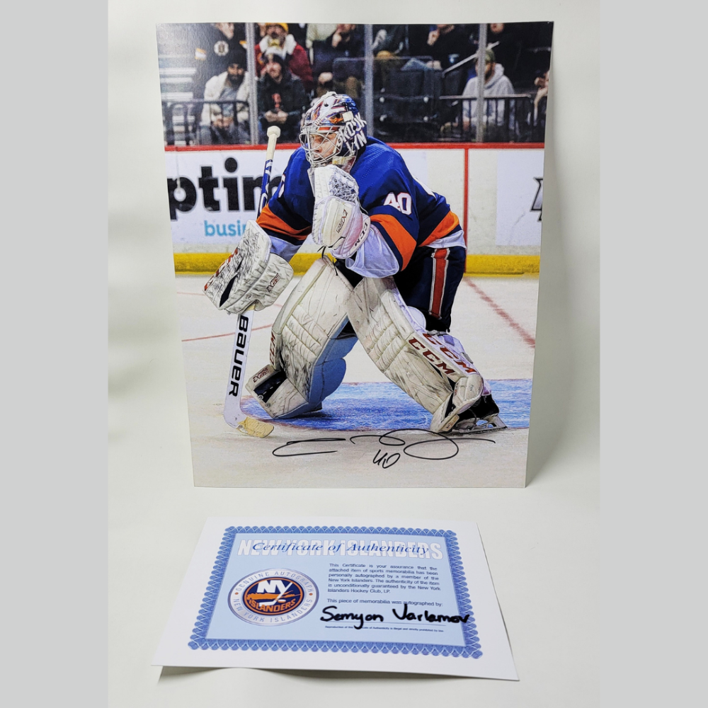 NY Islanders Semyon Varlamov Signed Print