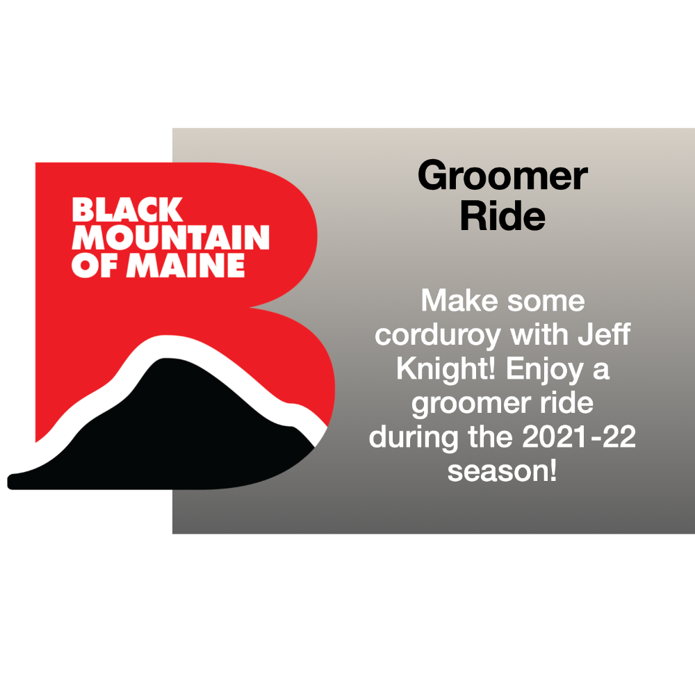 Groomer Ride