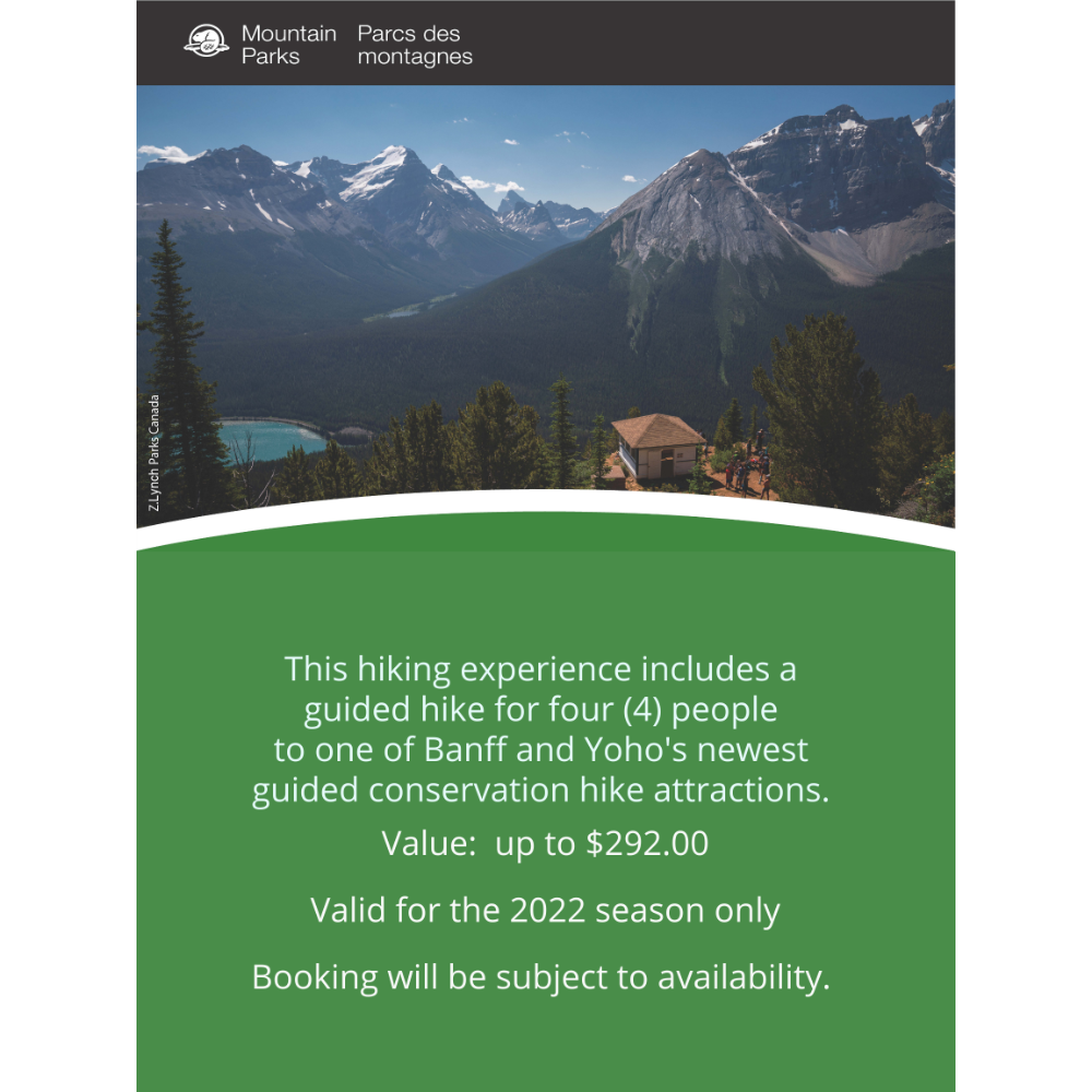 Parks Canada Guided Conservation Hike in Banff or Yoho National Park