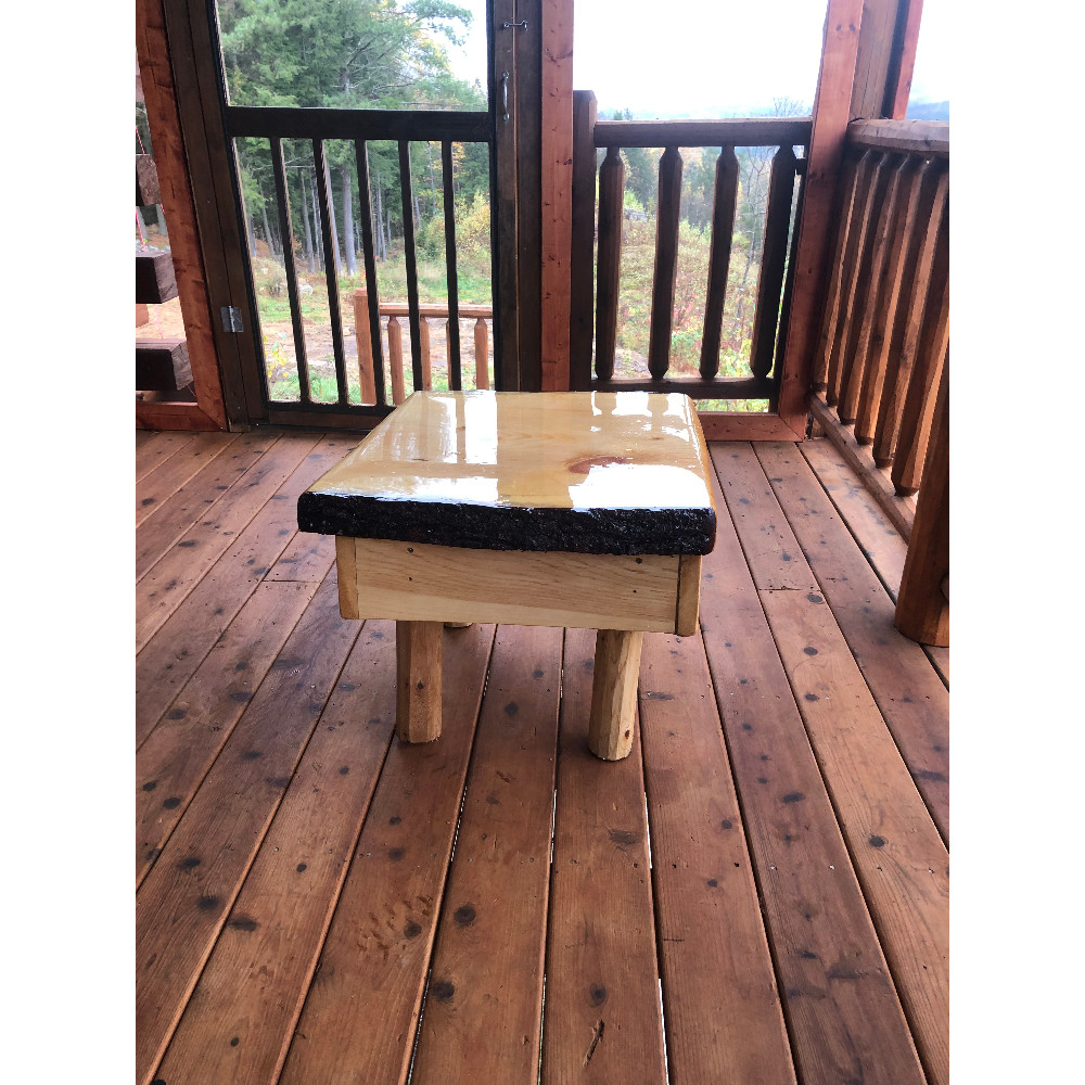 Camp Style End Table 