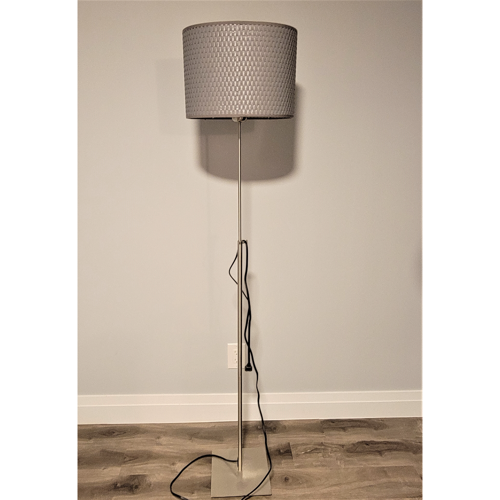 Lamp -  Grey Shade, Adjustable 