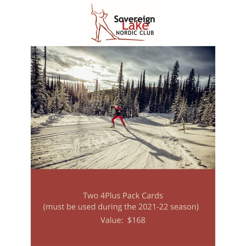 Sovereign Lake Nordic Club - Two 4Plus Pack Cards