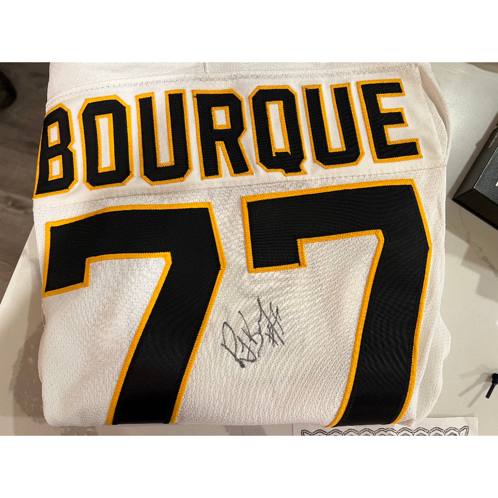 Autographed Bruins Game Jersey