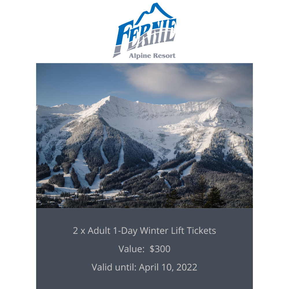 Fernie Alpine Resort Winter Lift Tickets