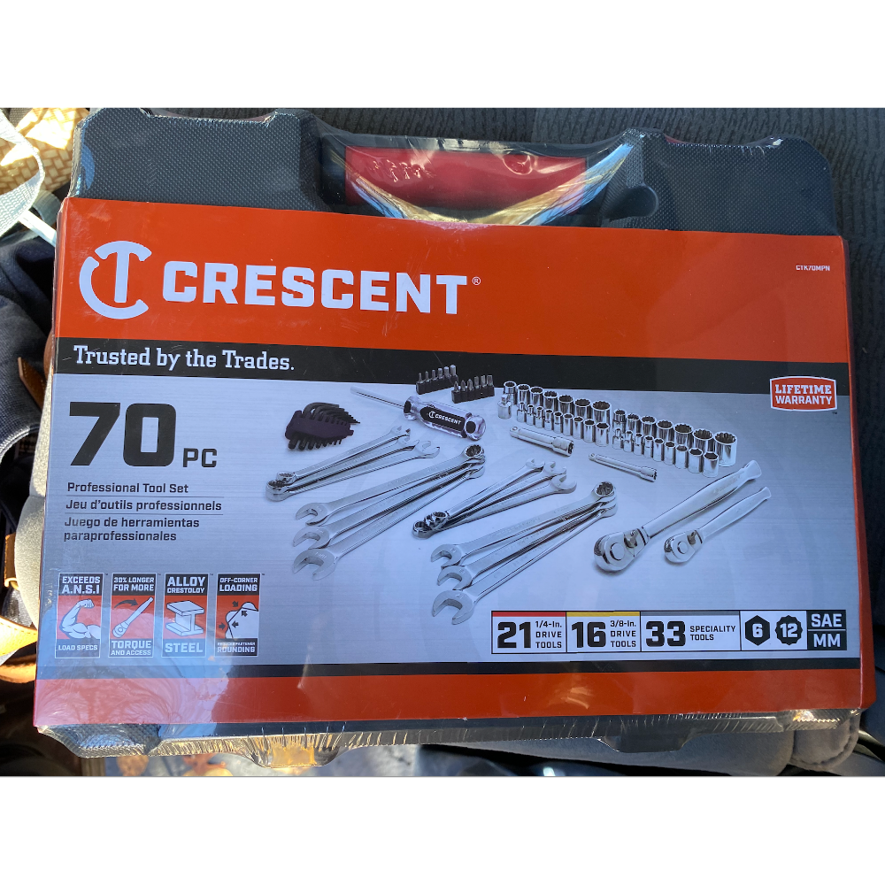 Crescent 70 pc Professional Tool Set