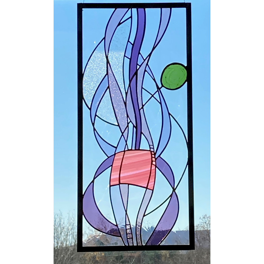 "Dreaming of Glasgow" stained glass