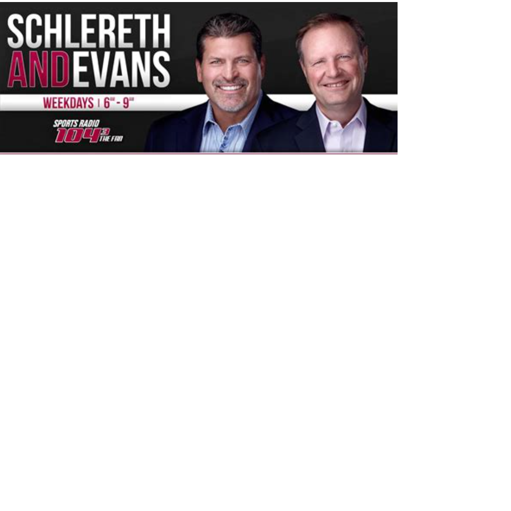 You & 3 guests for the Schlereth and Evans Morning Show