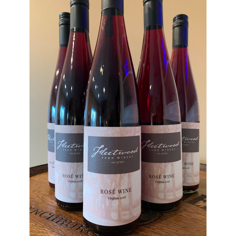 6 bottles of Rose Wine from Fleetwood Farm Winery