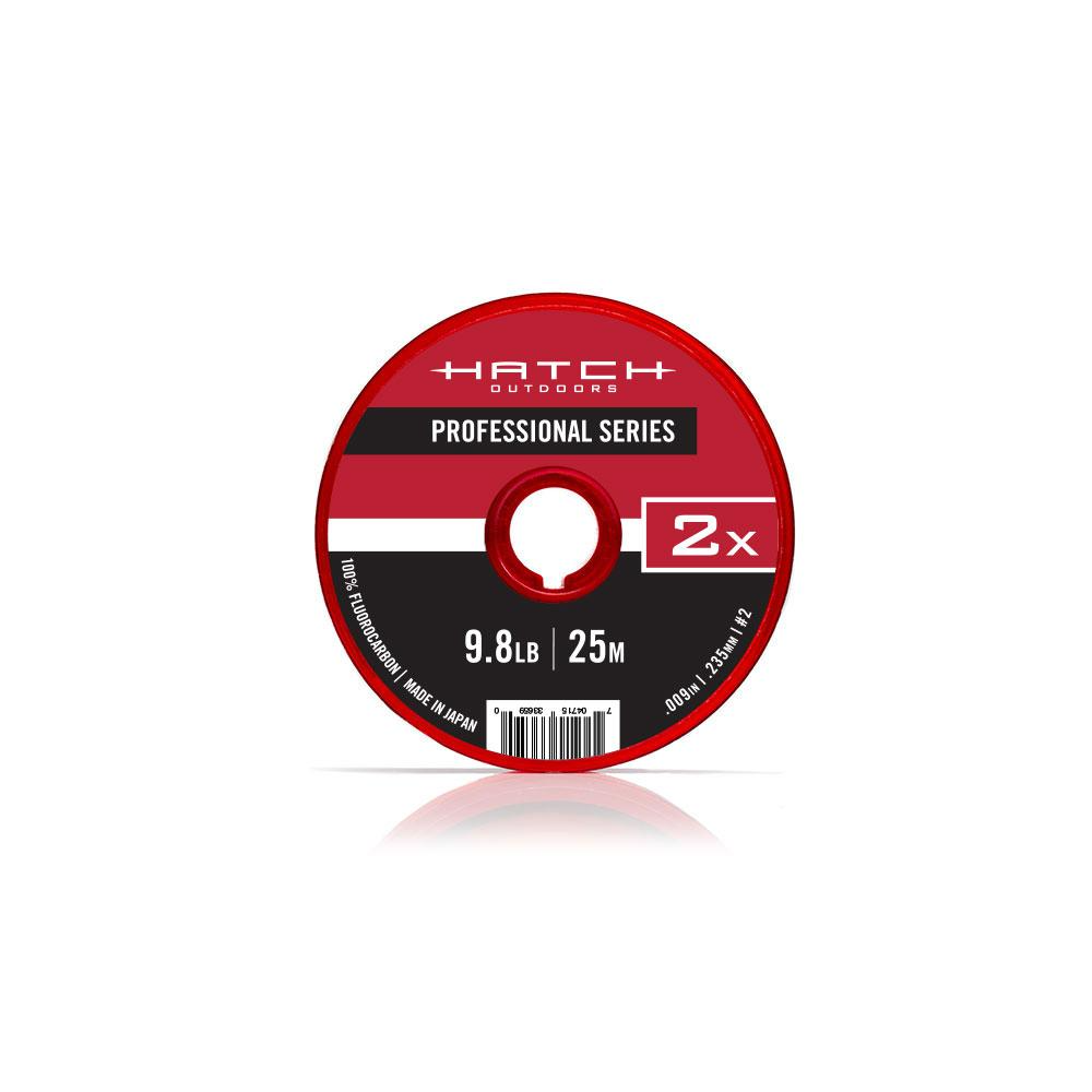 Hatch Outdoors Professional Series Fluorocarbon Tippet 0-7x 25m Spools