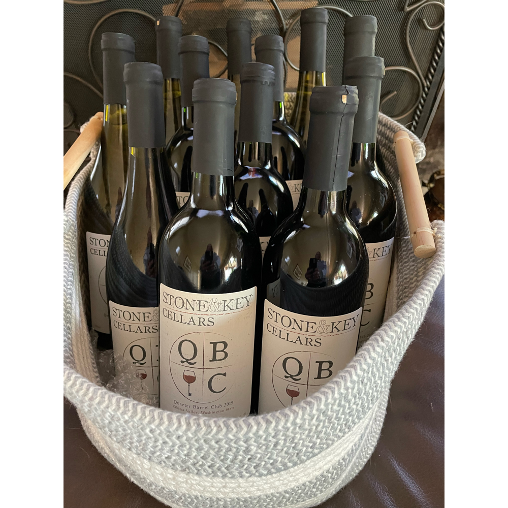 Stone and Key Wine Basket