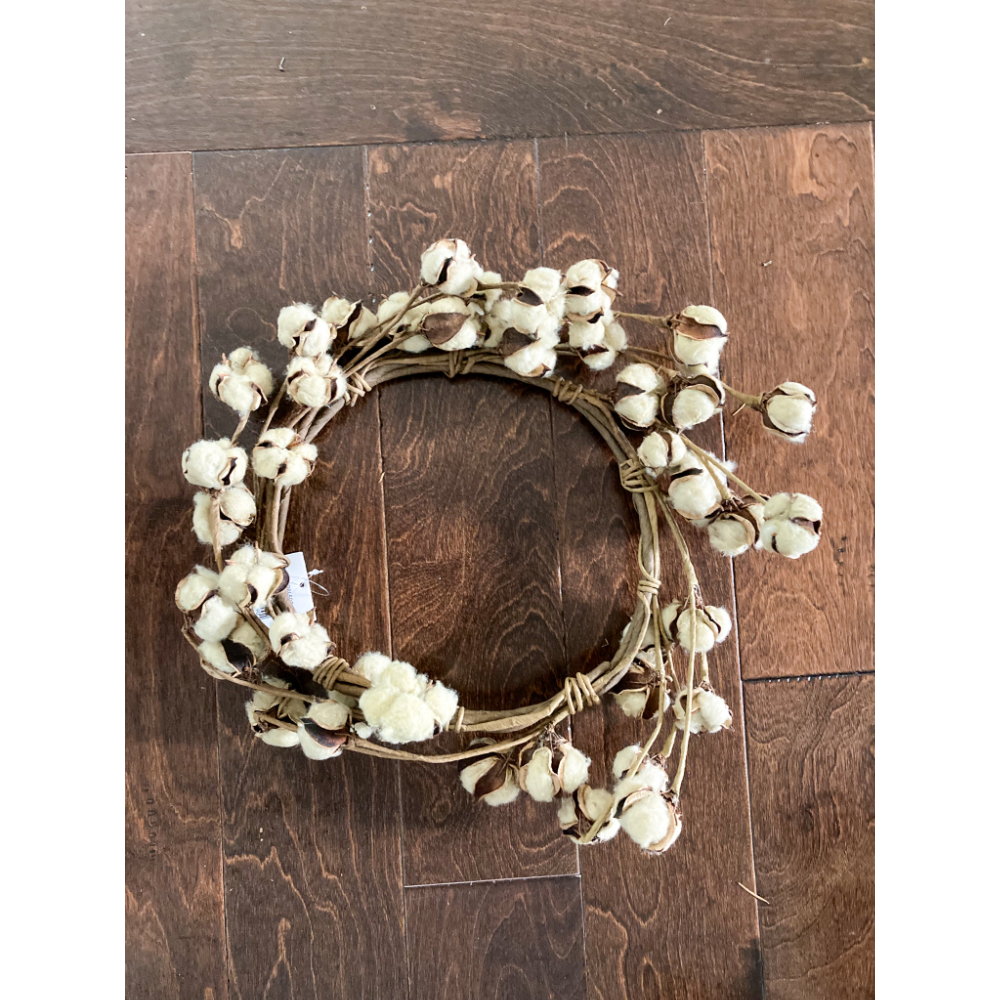 Country Cotton Wreath