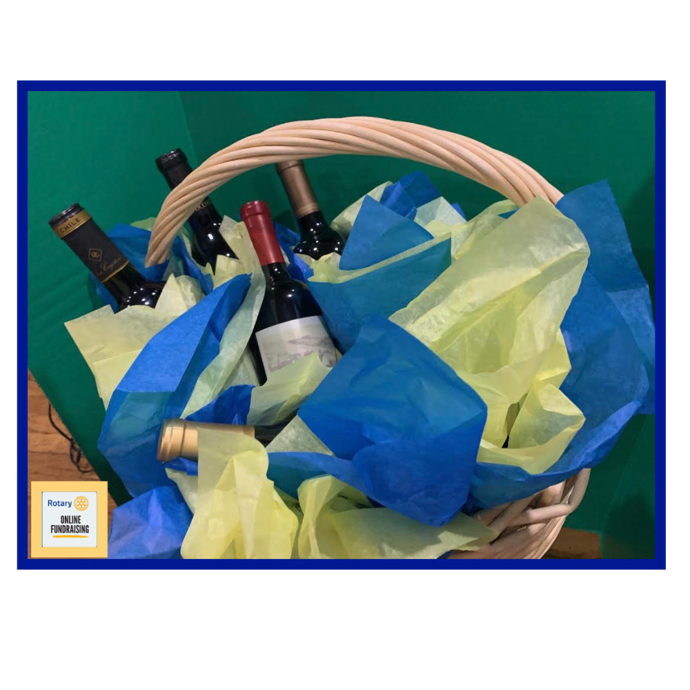 MIXED RED WINES  BASKET OF 5 BOTTLES