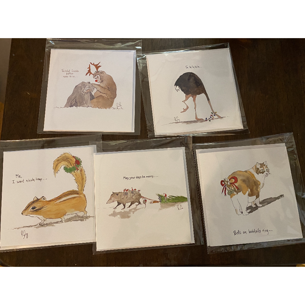 Wildlife Art Holiday Cards