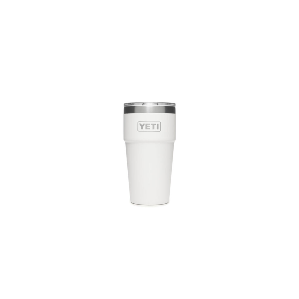 Yeti Rambler 16 oz Stackable Pint with Magslider Lid- White