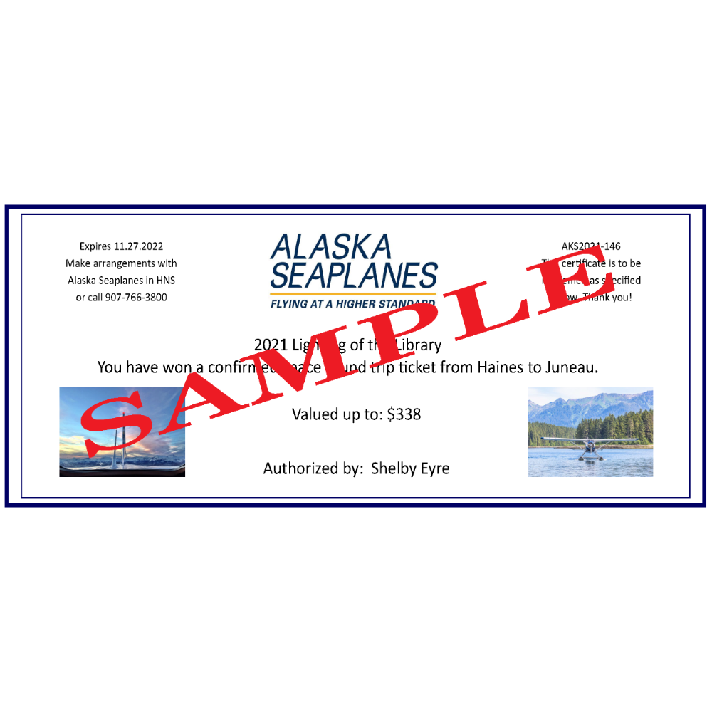 Round trip Ticket to Juneau #1