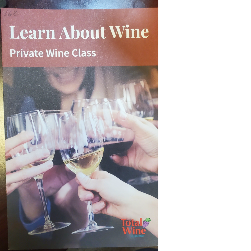 Wine Class for you and up to 20 people of your choice