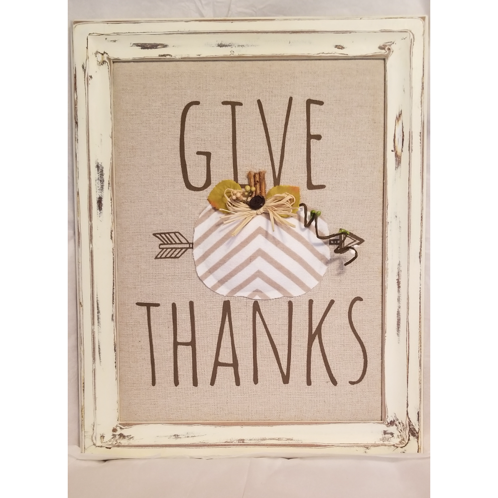 Upcycled Picture Give Thanks