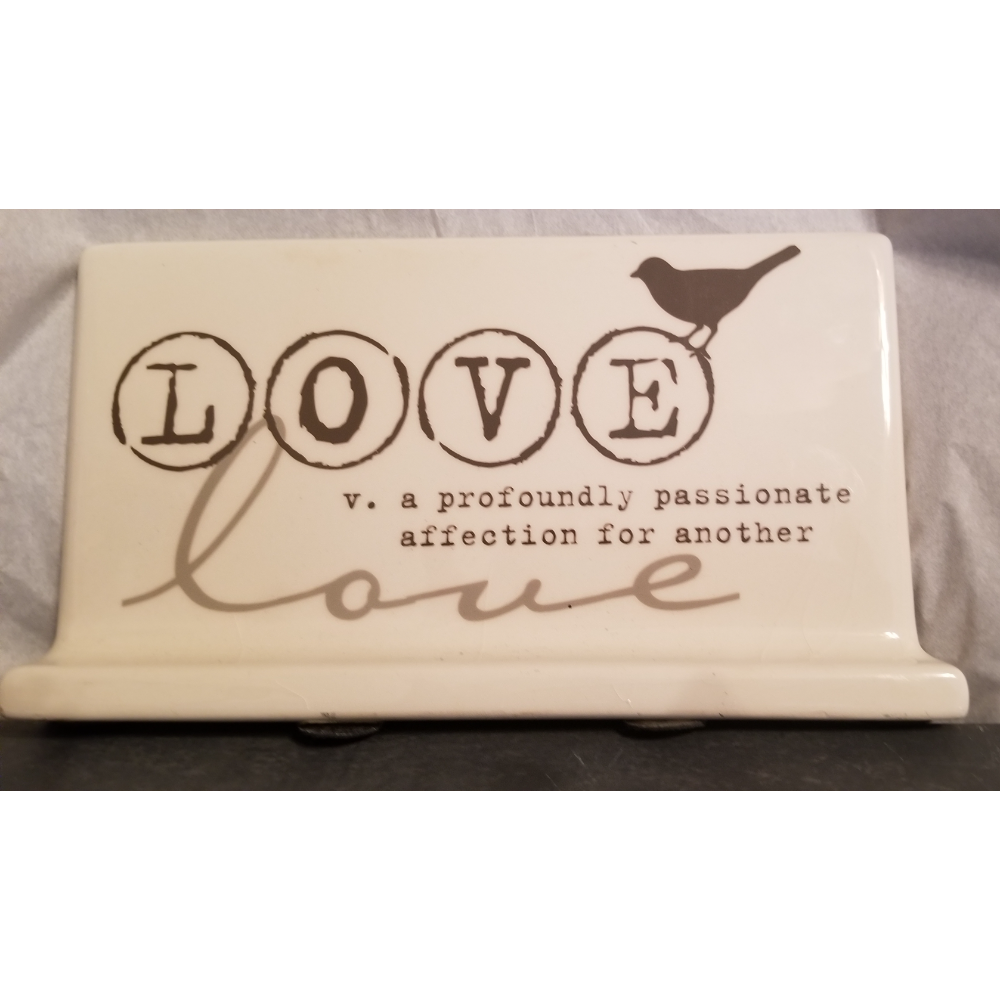 Love Ceramic Sign